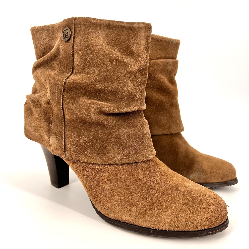 BrCBG Paris taupe/brown Suede High Heel Ankle Boots